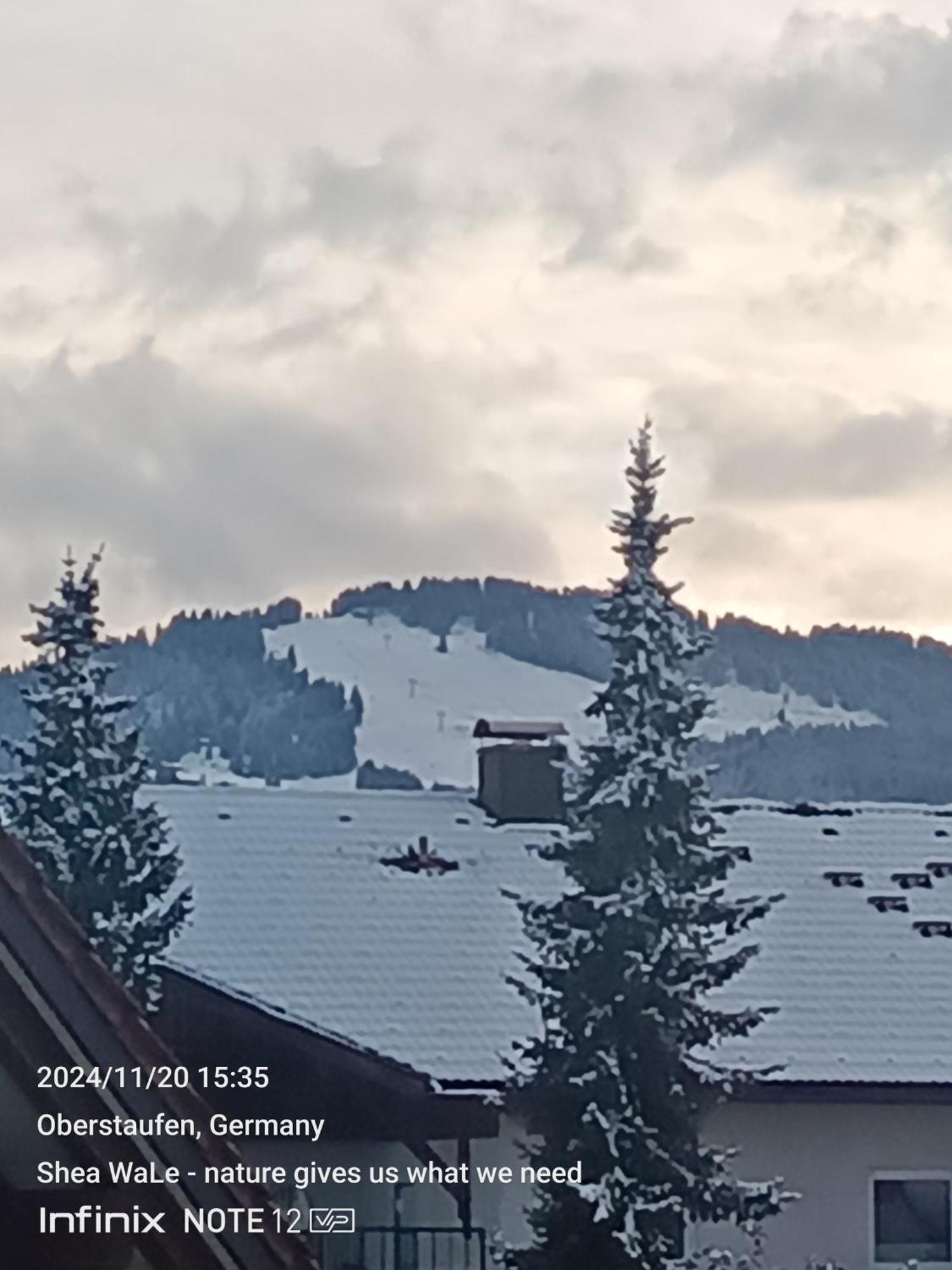 Allgaeu Vibes - Fusslaeufige Erreichbarkeit Vom Bahnhof, Mit Aussicht, Wettergeschuetzter Balkon Oberstaufen Zewnętrze zdjęcie