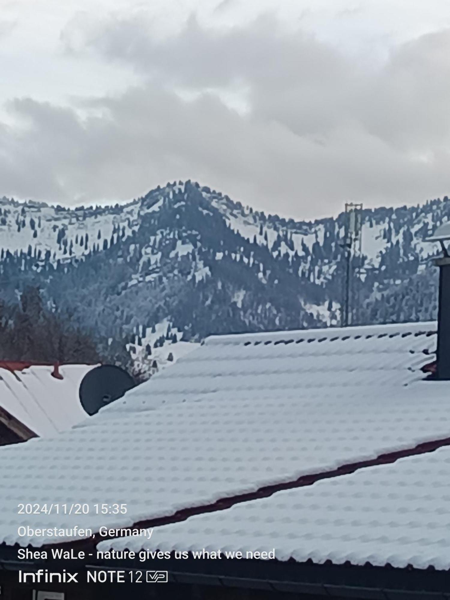 Allgaeu Vibes - Fusslaeufige Erreichbarkeit Vom Bahnhof, Mit Aussicht, Wettergeschuetzter Balkon Oberstaufen Zewnętrze zdjęcie